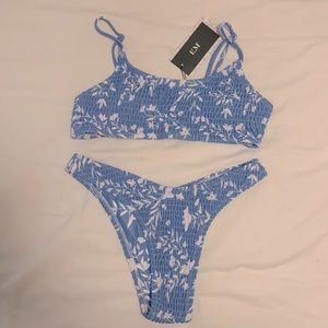 Emmiol Brand New with Tags Blue Floral Bikini